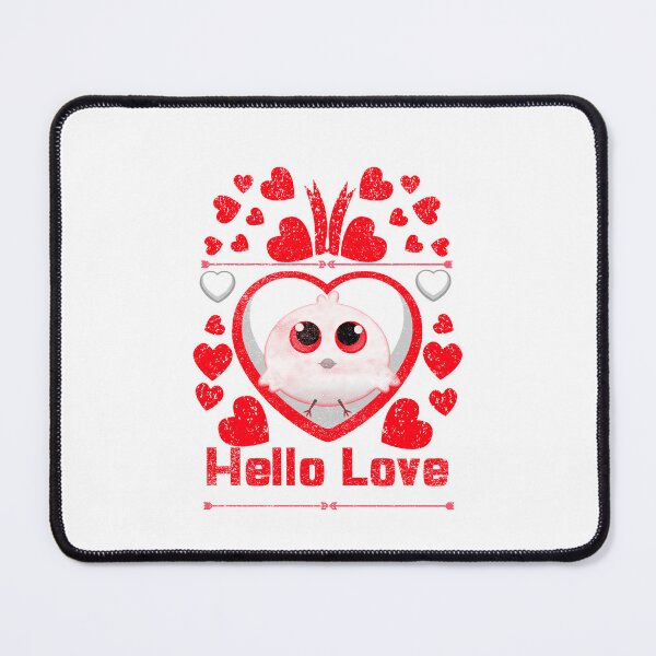 Item preview, love bird hearts and huge eyes hello love designed and sold by vibeno1.