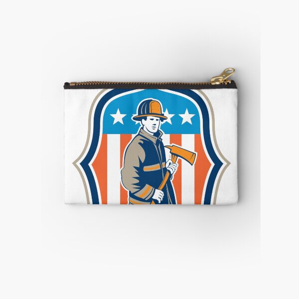 Item preview, American Fireman Firefighter Fire Axe Shield designed and sold by patrimonio.