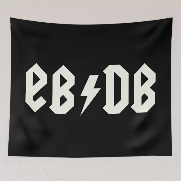 Item preview, EBDB Eeby Deeby Black White Meme Logo designed and sold by JessicaAmber.