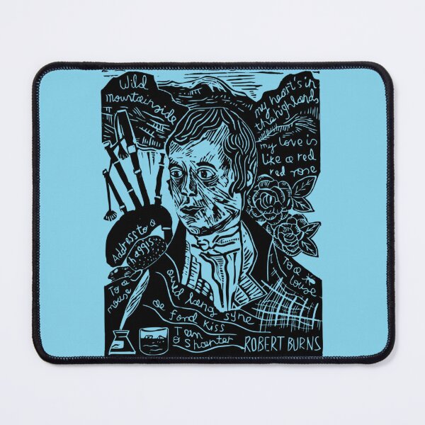 Item preview, Robert Burns Linocut designed and sold by witchyritualss.