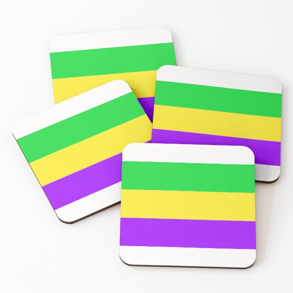 Item preview, Mardi Gras Flag designed and sold by uniqueitems.