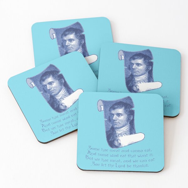 Item preview, The Selkirk Grace Burns Night Supper Prayer In Blue   designed and sold by witchyritualss.