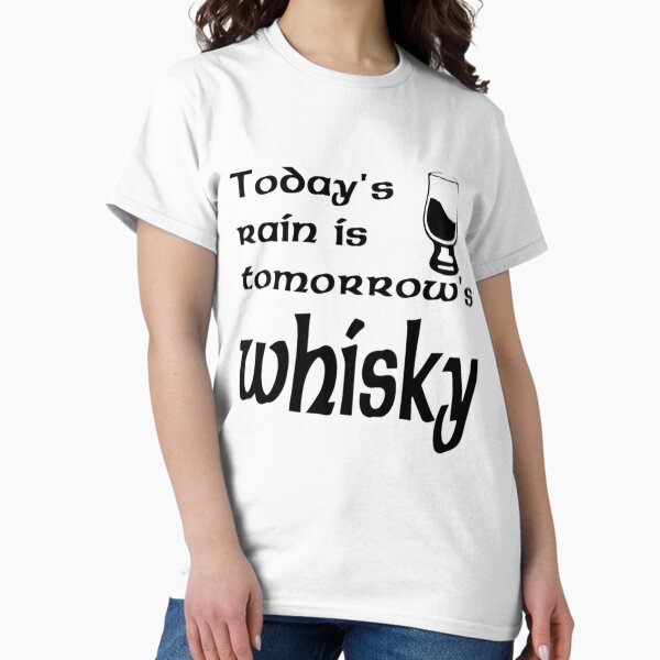 Vista previa del artículo con la obra «La lluvia de hoy es el whisky de mañana», diseñado y vendido por witchyritualss.