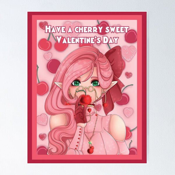 Item preview, Cherry Valentine's designed and sold by tofudelight.