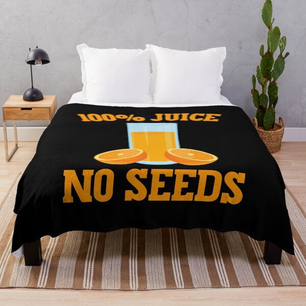 Item preview, 100 Juice No seeds - 100 Percent Orange Juice - Funny Vasectomy designed and sold by AnyKitty.