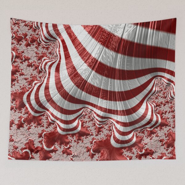Item preview, Peppermint Candy Fractal Six designed and sold by Elisabeth Lucas.