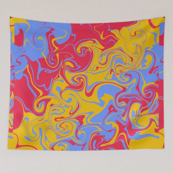 Item preview, abstract flow trippy pattern designed and sold by catartlady.
