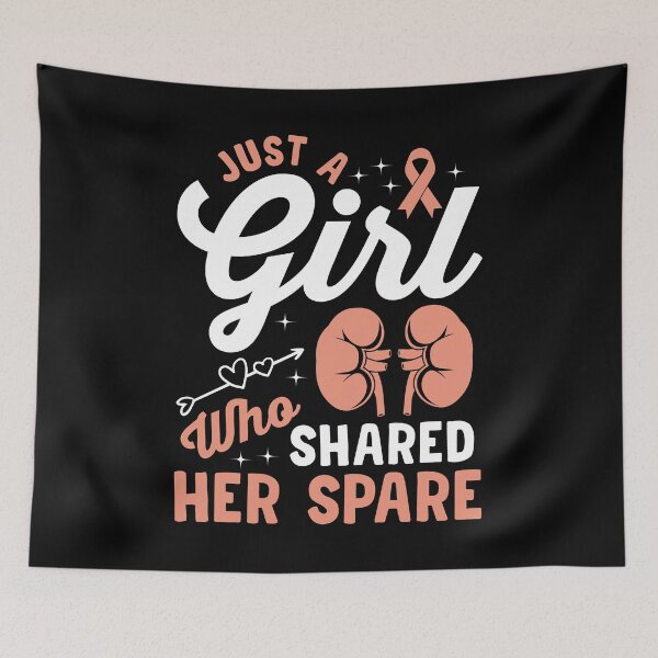Item preview, Just A Girl Who Shared Her Spare Shirt, kidney Transplant Shirt, Kidney Organ Donor Shirt, Kidney Organ Recipient Tee, Kidney Donation Gift designed and sold by aymob.