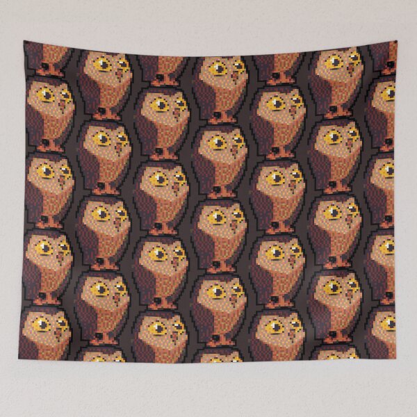 Item preview, Pixel Owlbert designed and sold by heliotrope.
