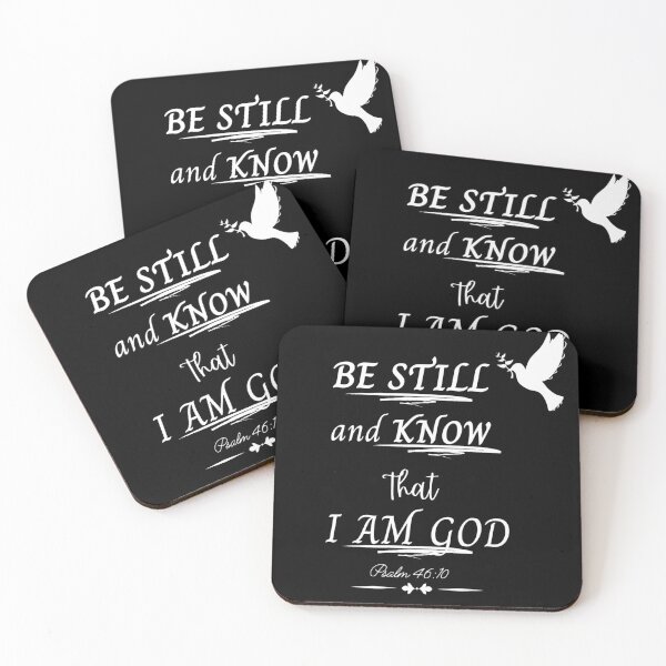 Item preview, PSLAM 46:10 BE STILL (w/accents)- Christian t-shirt, hoodie, youth, sweatshirts, etc.  designed and sold by Brent Horton.