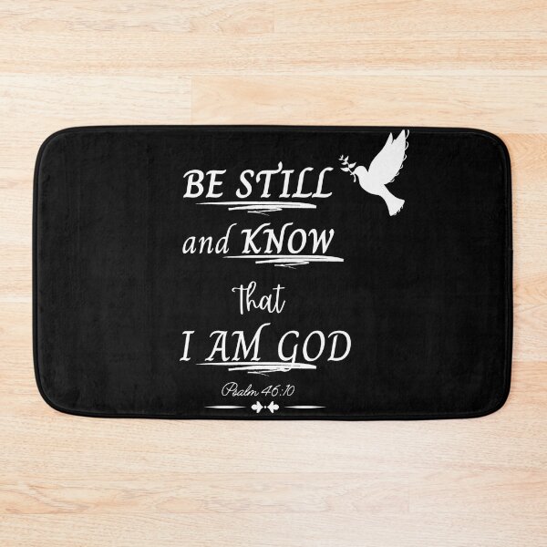 Item preview, PSLAM 46:10 BE STILL (w/accents)- Christian t-shirt, hoodie, youth, sweatshirts, etc.  designed and sold by Brent Horton.