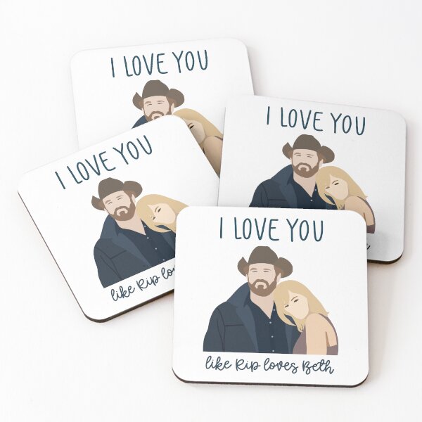 Item preview, I Love You - Rip & Beth designed and sold by Justina Designs.