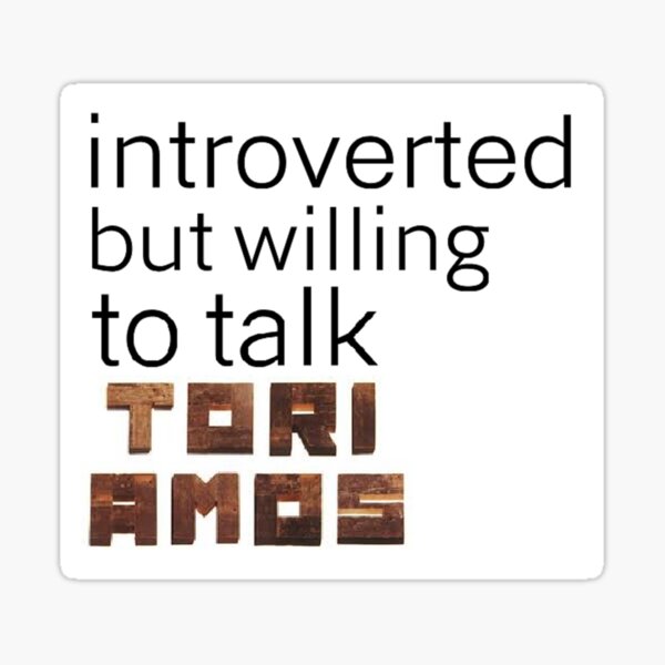 Item preview, Introverted Tori Amos  designed and sold by ArtWithHearts11.