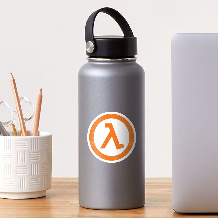 Half Life Lambda Symbol Sticker For Sale By Iriscove Redbubble 4719