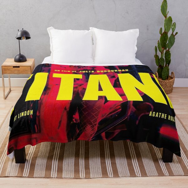 Item preview, Titane Horror Movie throw blanket metal print tapestry designed and sold by joanfletch45.