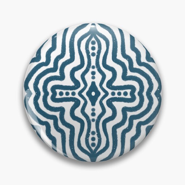 Item preview, Mandala in teal blue designed and sold by FrancesPoff.