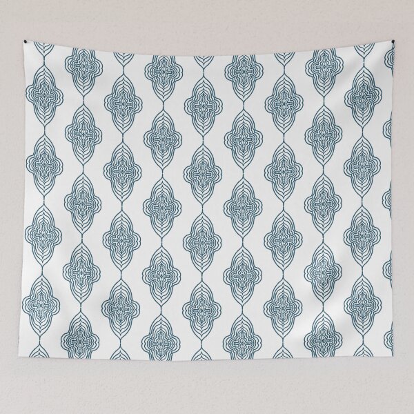 Item preview, Mandala in teal blue designed and sold by FrancesPoff.