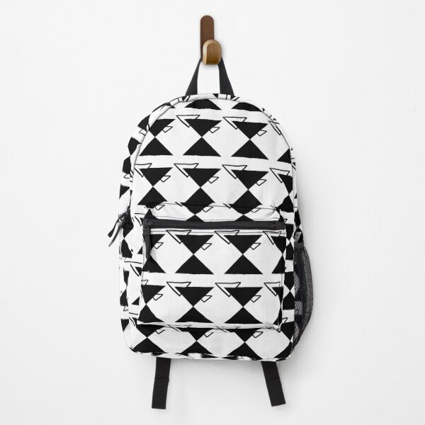 Item preview, Black and White Triangle Shapes Pattern designed and sold by GasconyPassion.