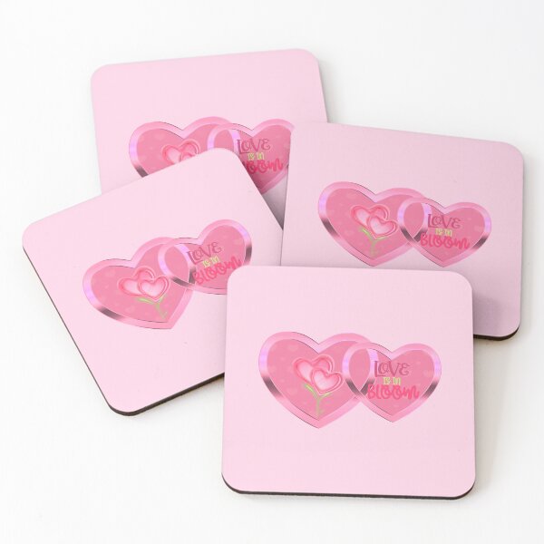 Item preview, Love is in Bloom! (Rose Pink on Rose Pink) designed and sold by PawsitiveMum.