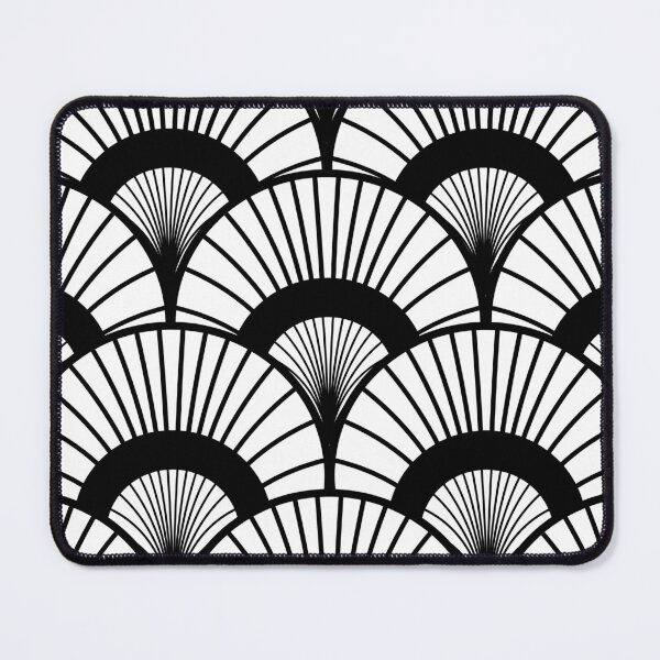 Item preview, Black and White Art Deco Pattern designed and sold by GasconyPassion.