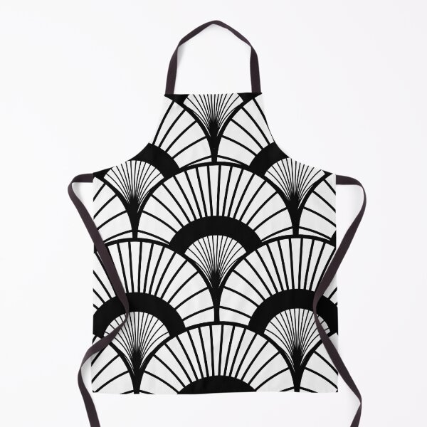 Item preview, Black and White Art Deco Pattern designed and sold by GasconyPassion.