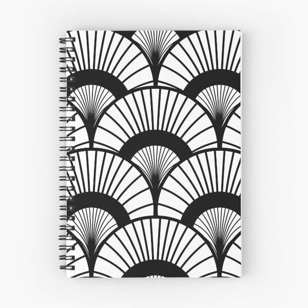 Item preview, Black and White Art Deco Pattern designed and sold by GasconyPassion.