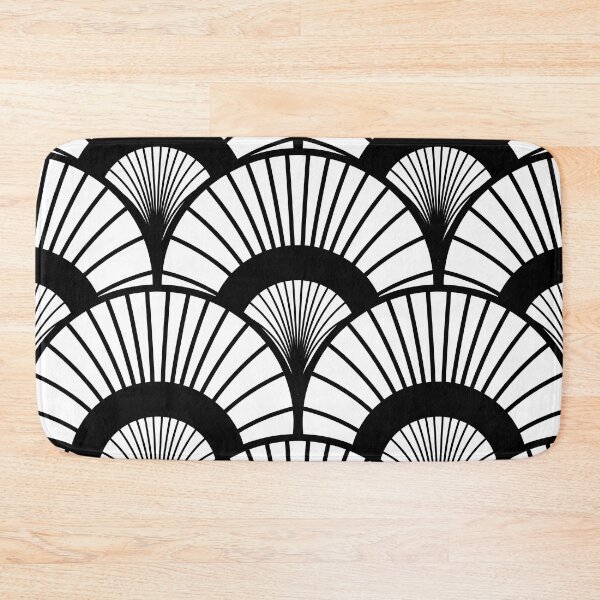 Item preview, Black and White Art Deco Pattern designed and sold by GasconyPassion.