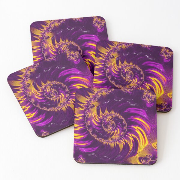 Item preview, Purple and Gold Spiral Story designed and sold by Elisabeth Lucas.