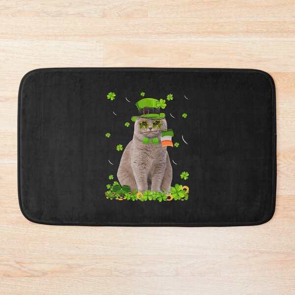 Item preview, Funny St Patrick's Day Scottish Fold Cat Irish Shamrock Long Sleeve designed and sold by marcipattysk1i.