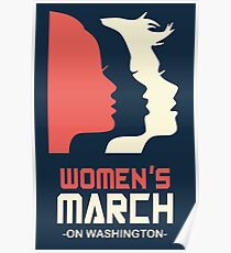 Official Women's March 2017 Tee Poster