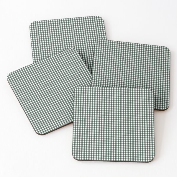 Item preview, Dark Green Gingham designed and sold by ltlgraymonster.