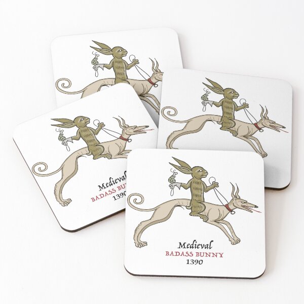 Item preview, Medieval Badass Bunny: 1390 designed and sold by ebrawne.