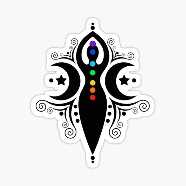 Goddess Symbol Sticker