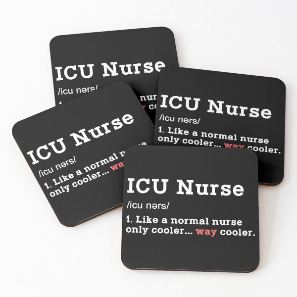 Item preview, ICU Nurse Funny Definition Way Cooler Humorous Meaning Intensive Care, Critical care Nurse Day Week  designed and sold by LisaCain47.