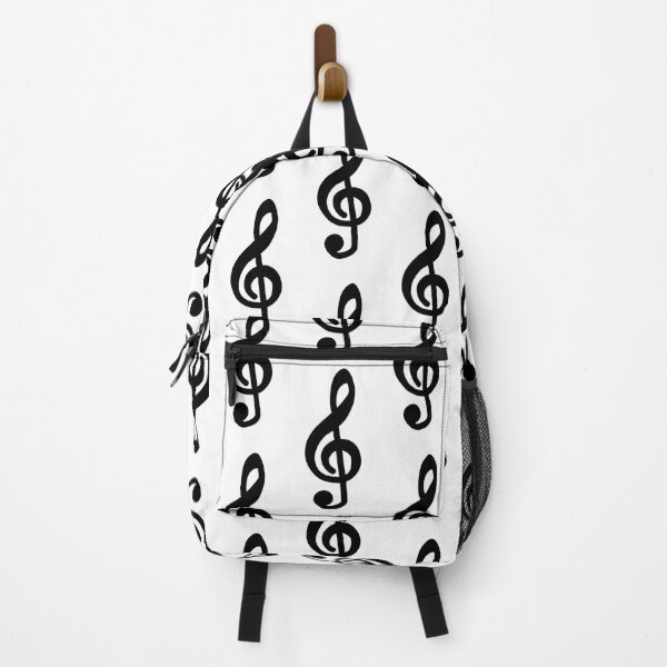 Item preview, Patterned Simple Black Treble Clef on White designed and sold by Rocket-To-Pluto.