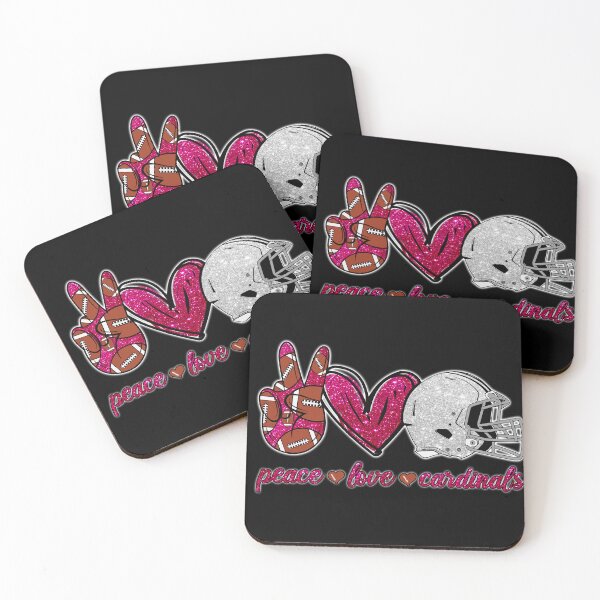 Item preview, Peace Love Cardinals - Equipo de fútbol designed and sold by TheBabySitters.