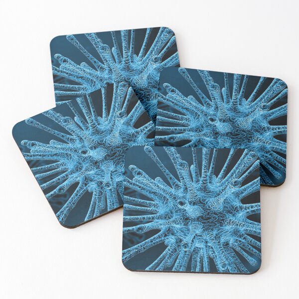 Item preview, Microscopic Image of Virus (Blue) designed and sold by debjaynedesign.