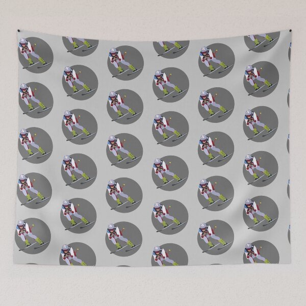 Item preview, My classic alpine skiing drawing  designed and sold by Blondiabshop.