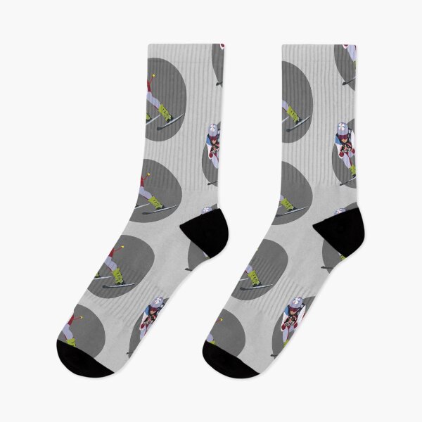 Item preview, My classic alpine skiing drawing  designed and sold by Blondiabshop.