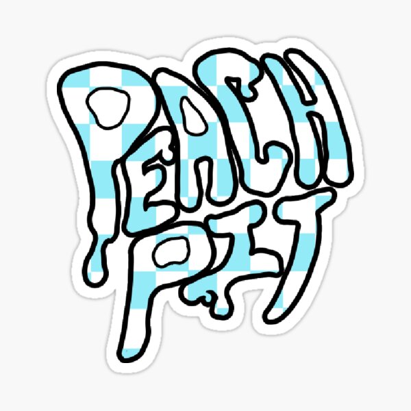 Peach Pit Band Sticker
