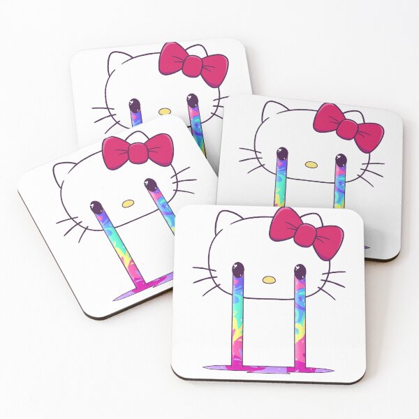 Item preview, Rainbow Teared Kitty designed and sold by CandiGribbs.