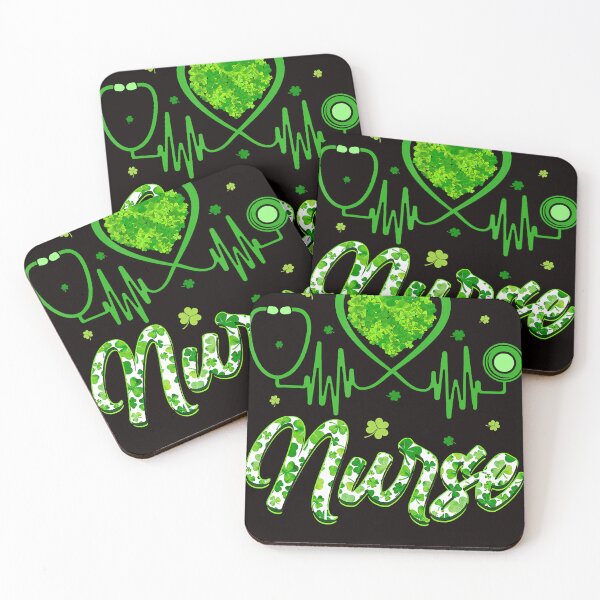 Item preview, Irish Nurse Shamrock Stethoscope St Patrick's Day designed and sold by DanielDutkosky.