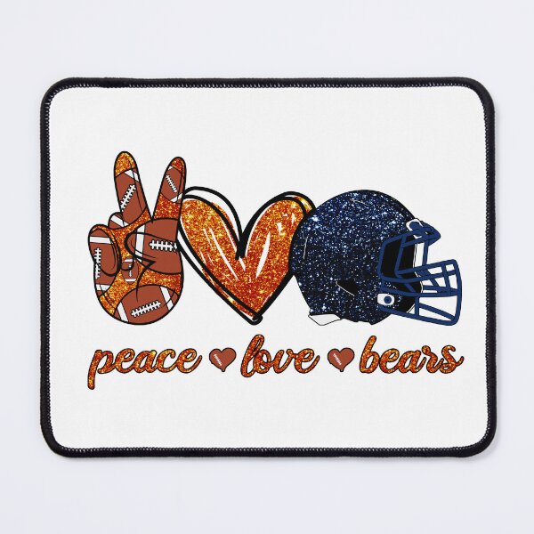 Item preview, Peace Love Bears - Football Team designed and sold by TheBabySitters.