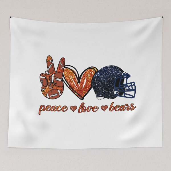 Item preview, Peace Love Bears - Football Team designed and sold by TheBabySitters.