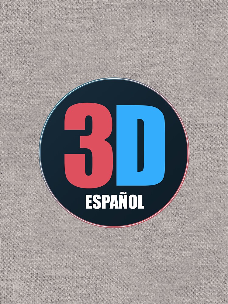 Thumbnail 5 of 5, Lightweight Hoodie, 3D en Español designed and sold by gabshega.
