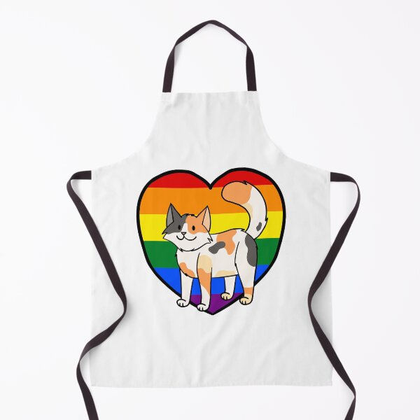 Item preview, LGBTQ Rainbow Pride Calico Cat designed and sold by Ambercat993.