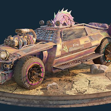 Artwork thumbnail, Postapocalyptic Vehicle by Gabs Hega