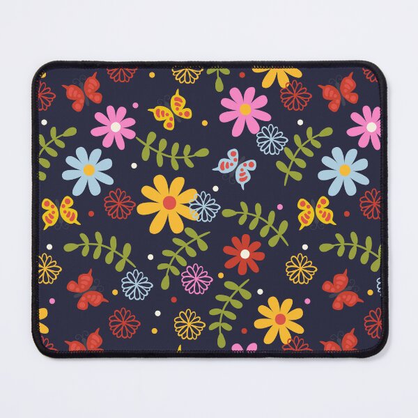 Item preview, Colorful Spring Flowers and Butterfly Pattern designed and sold by parazitgoodz.