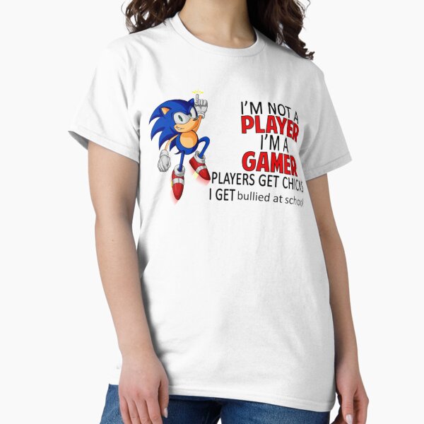 Item preview, I_m Not Player I_m A Gamer Players Get Chicks I Get Bullied At School   designed and sold by ZTRBLLCT.