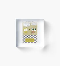 Fred the Mustard Packet Gets His Wisdom Teeth Extracted Acrylic Block